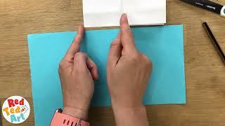 How to make a book from one sheet of paper