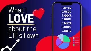 What I LOVE about the ETFs I Own: HYLD USCL QQCL HHIS MSTE HBIX HBTE