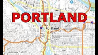 map of Portland Oregon