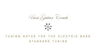 Electric Bass Tuning Notes  - Standard Tuning E A D G