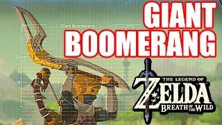 Zelda Breath of the Wild - How To Obtain the GIANT Boomerang!