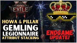 More Speed! Attribute Stacking Gemling Legionnaire Howa & Pillar MoM Build | Path of Exile 2