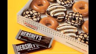 All-New Krispy Kreme S'mores Doughnuts with Hershey’s Chocolate 