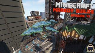 [Minecraft] Markoy Builds - Episode 41 - Building the monorail station M4 in the cyberpunk city.