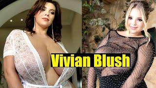 Hot body - Vivian Blush Attractive Plus Size Model from America| Biography | Curvy Fashion Model.