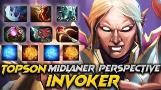 Topson Invoker The Midlaner Dota 2 Pro Gameplay 7.35D Patch