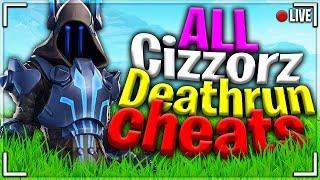 Fortnite ALL Cizzorz Deathrun Cheats Stages 1-9 *EASY* Guide