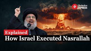 How Israel Executed Hezbollah Chief Hassan Nasrallah in Beirut Bunker | Explained