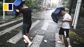 Shanghai hit by biggest typhoon in 75 years