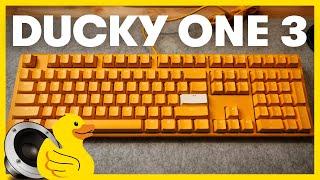 Ducky One 3 SOUND TEST & REVIEW // loud spacebars :/