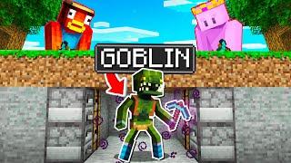 Minecraft Manhunt, But I'm an OP Goblin...