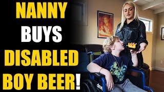 HOT Nanny Buys Disabled Kid BEER! Then this Happens... | SAMEER BHAVNANI