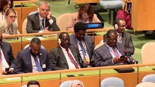 Watch Pres Ruto,Raila and his allies at the United Nations General Assembly Interactive Dialogue