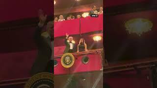 Trump draws boos and cheers at Kennedy Center