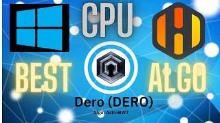 Самый большой профит на CPU майнинге. Проект DERO. Майнинг монеты DERO на Windows и Hive OS