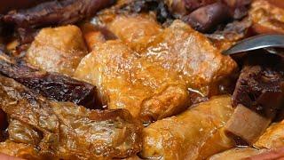 Zapečena SARMA u zemljanoj posudi #sarma #domacakuhinja #tradicionalnirecepti