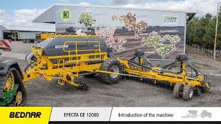 Jakub Słonka presents the BEDNAR EFECTA CE 12000 seed drill