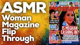 ASMR Woman magazine flip through, StevenAntonyASMR