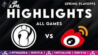 IG vs WBG ALL GAMES Highlights | LPL Playoffs 2025 | Invictus Gaming vs Weibo Gaming by Onivia