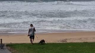 North Wollongong Beach Australia - ROUGH SURF - Beach is closed - 5 @sghworldwide