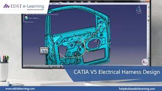 CATIA V5 Electrical Harness Design Course Overview Video | EDST e-Learning | English