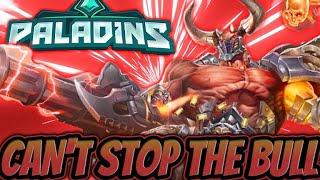 Paladins | Raum Tank Gameplay - BULL CHARGE!!!