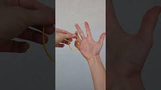 Rubber Band Hand Gun  #shorts #trick