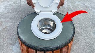 Amazing inventions of a 60 year old plumber! Simple 3 in 1 idea from cement and PVC pipe