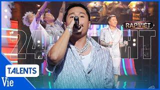 Hoàng tử Long Biên 24K.RIGHT out trình lấy luôn 4 NÓN VÀNG với "Bao Giờ Lấy Vợ" |Rap Việt Live Stage