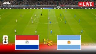 LIVE : PARAGUAY vs ARGENTINA - FIFA World Cup 2026 Qualifiers | Full Match | eFootball PES 21