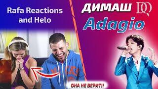 ОН ЕЩЕ И ПИАНИСТ? Rafa Reactions: Dimash - Adagio (Димаш реакция)