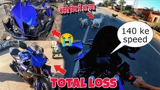 Heartbreaking Loss: Yamaha R15 V4 Live Account  Devastating Motorcycle Accident 