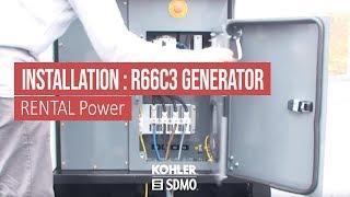 How to install an R66C3 generating set ?