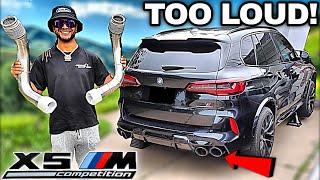STRAIGHT PIPING + TUNING My New BMW X5M COMPETITION F95! [CRAZY LOUD EXHAUST]