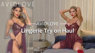 Sexy Babydoll Lingerie Try On Haul | Avidlove