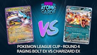 Pokemon League Cup - September - Round 4 - Raging Bolt EX Vs Charizard Ex