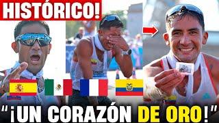 ASÍ NARRÓ ECUADOR y EL MUNDO el HISTÓRICO ORO de DANIEL PINTADO en MARCHA 20 KM PARIS 2024!!