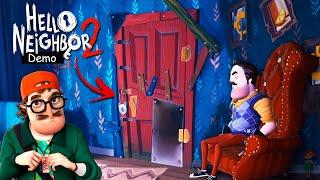 Разгадал ВСЕ ТАЙНЫ и Открыл ЗАПРЕТНУЮ ДВЕРЬ! Финал Игры Hello Neighbor 2 Demo от Cool GAMES