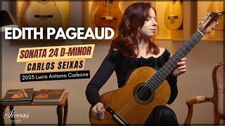 Edith Pageaud plays Sonata 24 D-minor by Carlos Seixas on a 2023 Lucio Antonio Carbone Guitar