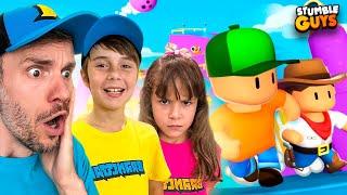 STUMBLE GUYS COM MARCOS E LAURA - Brancoala Games