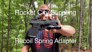 Rocket City Stippling Recoil Spring Adapter for Gen 5 Glocks- Install and Function Testing