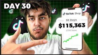 how I made $115,363 in a month on tiktok shop in Canada