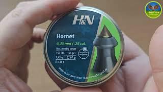 Пневматические пули для охоты H&N Hornet кал. 6.35, 1.58 g (150 шт)