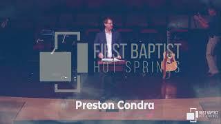 Guest Speaker:  Preston Condra