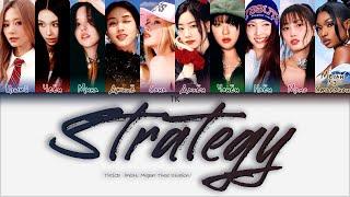 TWICE – Strategy (Feat. Megan Thee Stallion) [ПЕРЕВОД НА РУССКИЙ Color Coded Lyrics]