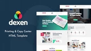 Dexen - Printing and Copy Center HTML Template | Themeforest Website Templates and Themes