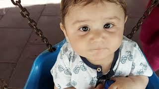 Bebek videoları çocuklarla parka gittik Doğu salıncakta sallandı Ayaz arkadaşlarıyla oynadı çocuk