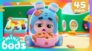 Kekacauan Kue Mangkuk Lulu!  | Minibods Bahasa -Kartun Lucu Kocak | ​Kartun Anak-Anak