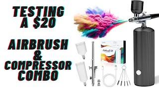 Testing A $20 Airbrush & Compressor Combo - Amazon Prime