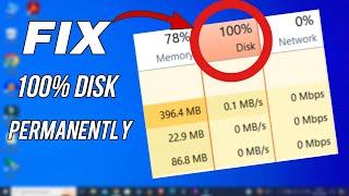 Fix 100% DISK USAGE in Windows 10 | (Easy Tutorial)